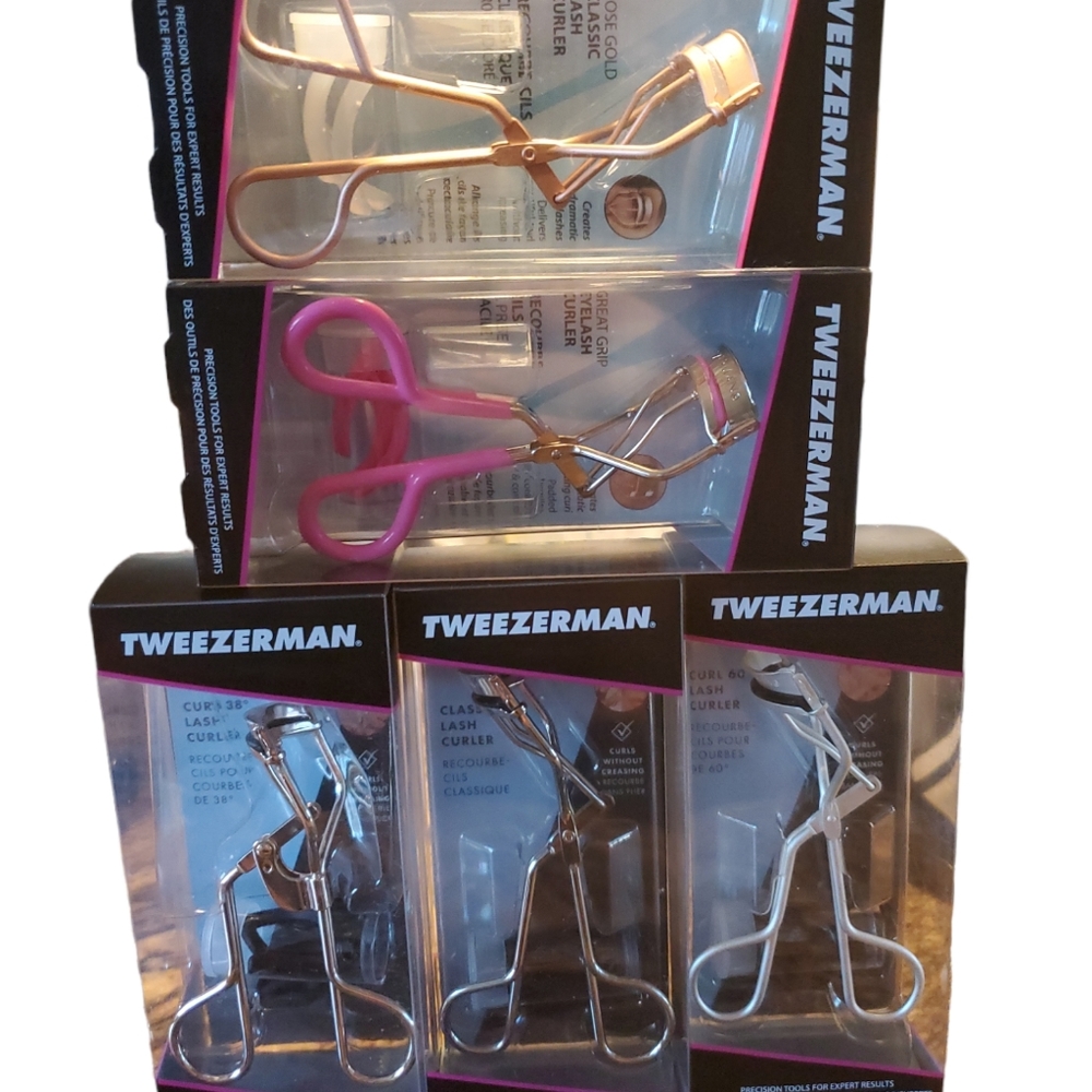 5 set tweezerman eyelash curlers